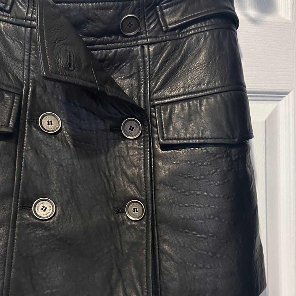 Zara SRPLS Real leather Mini Skirt - Picture 8 of 8